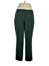 Susan Graver Solid Green Dress Pants Size 16 - photo 1