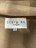 Story On Chevron-herringbone Tan Coat Size S - photo 6