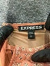 Express Paisley Orange Cocktail Dress Size S - photo 7