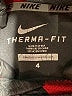 Nike 100% Polyester Gray Long Sleeve Top Size 4 - photo 3