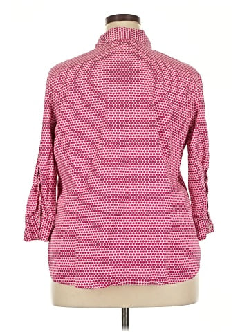 Van Heusen 3/4 Sleeve Button-Down Shirt (view 2)