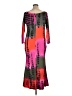 Unbranded Graphic Pink Cocktail Dress Size 1X - photo 2