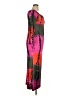 Unbranded Graphic Pink Cocktail Dress Size 1X - photo 4