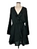 Express 100% Polyester Black Casual Dress Size L - photo 1