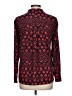 BCBGeneration Polka Dots Red Long Sleeve Blouse Size L (estimated) - photo 2