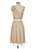 Lela Rose 100% Polyester Solid Ivory Cocktail Dress Size 4 - photo 2
