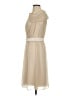 Lela Rose 100% Polyester Solid Ivory Cocktail Dress Size 4 - photo 5