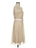 Lela Rose 100% Polyester Solid Ivory Cocktail Dress Size 4 - photo 4