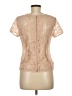 Rebecca Taylor 100% Polyester Tan Short Sleeve Top Size 6 - photo 2
