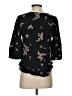 Apt. 9 100% Polyester Black 3/4 Sleeve T-Shirt Size XS (petite) - photo 2