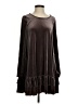 Easel 100% Polyester Brown Casual Dress Size S - photo 1
