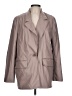 Threadbare 100% Polyurethane Gray Blazer Size 10 - photo 1