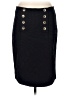 J. McLaughlin Solid Black Formal Skirt Size 8 - photo 1