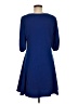 Marina Solid Blue Casual Dress Size M - photo 2