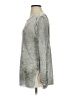 Nic + Zoe Metallic Silver Pullover Sweater Size S - photo 5