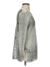 Nic + Zoe Metallic Silver Pullover Sweater Size S - photo 4