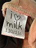 I Heart Milk Tan Pullover Hoodie Size 110/116 - photo 3