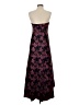 Glamorous Paisley Black Burgundy Cocktail Dress Size S - photo 2