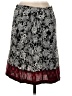 Requirements 100% Rayon Paisley Black Casual Skirt Size S (petite) - photo 2