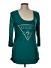 Guess Teal 3/4 Sleeve T-Shirt Size L - photo 1