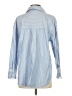 Zara Stripes Blue Long Sleeve Button-Down Shirt Size XS - photo 2