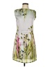 Lavand. 100% Polyester Print White Green Cocktail Dress Size XS - photo 1