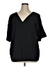 Unbranded Black Short Sleeve Blouse Size XL - photo 1
