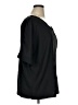 Unbranded Black Short Sleeve Blouse Size XL - photo 4