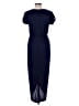 Yidarton Solid Blue Casual Dress Size M - photo 2