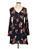 Altar'd State Floral Blue Casual Dress Size S - photo 1