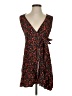 Universal Thread 100% Rayon Print Black Casual Dress Size S - photo 1