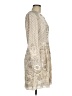 Needle & Thread 100% Polyester Paisley Ivory Cocktail Dress Size 8 - photo 4