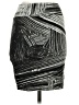Helmut Lang Graphic Gray Casual Skirt Size P (petite) - photo 2