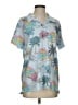 Sovereign Code Tropical Silver Short Sleeve Button-Down Shirt Size S - photo 1