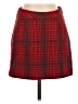 BCBGMAXAZRIA Plaid Red Formal Skirt Size 4 - photo 1