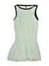 Tea 100% Cotton Stars Green Dress Size 7 - photo 1