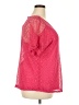 Elementz 100% Polyester Pink Short Sleeve Blouse Size 2X - photo 4