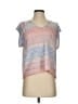 Pilcro Tweed Pink Gray Short Sleeve T-Shirt Size XS - photo 1