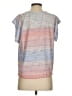 Pilcro Tweed Pink Gray Short Sleeve T-Shirt Size XS - photo 2