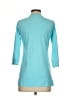 Theory 100% Cotton Teal 3/4 Sleeve Top Size S - photo 2