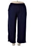 DKNY Solid Blue Casual Pants Size XXL - photo 1