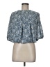 Sienna Sky 100% Polyester Blue 3/4 Sleeve Blouse Size M - photo 1