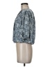 Sienna Sky 100% Polyester Blue 3/4 Sleeve Blouse Size M - photo 5