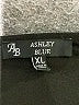 Ashley Blue Black Short Sleeve Top Size XL - photo 7
