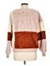 Miss Chievous 100% Polyester Color Block Brown Pullover Sweater Size L - photo 2