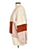 Miss Chievous 100% Polyester Color Block Brown Pullover Sweater Size L - photo 5