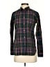 J.Crew 100% Cotton Plaid Green Long Sleeve Button-Down Shirt Size 2 - photo 1