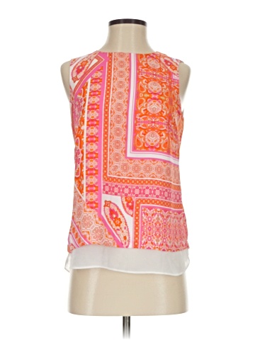 Rose + Olive Sleeveless Blouse (view 1)