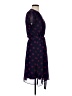 MSK 100% Polyester Polka Dots Blue Cocktail Dress Size 2 - photo 4