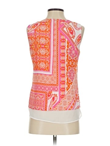 Rose + Olive Sleeveless Blouse (view 2)